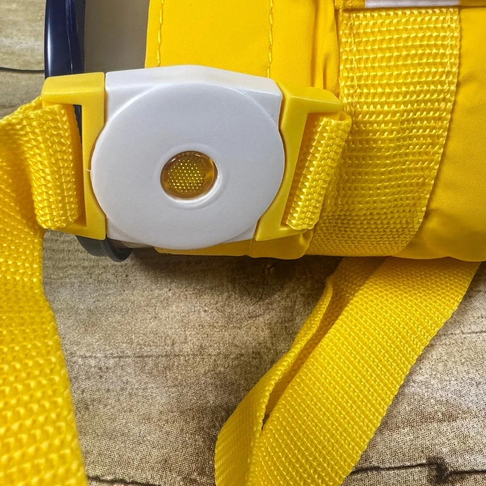 Vtg Tupperware Thirstquake 30oz Tumbler Insulated Carrying Bag Yellow and White